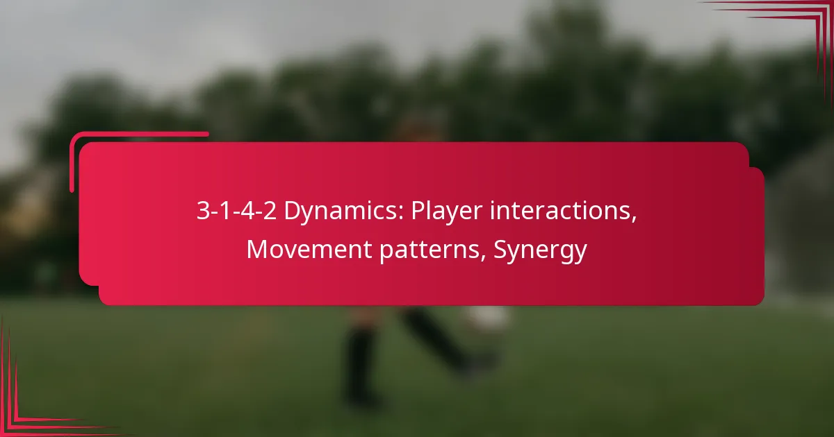 Read more about the article 3-1-4-2 Dynamics: Player interactions, Movement patterns, Synergy