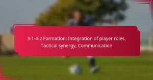 Read more about the article 3-1-4-2 Formation: Integration of player roles, Tactical synergy, Communication