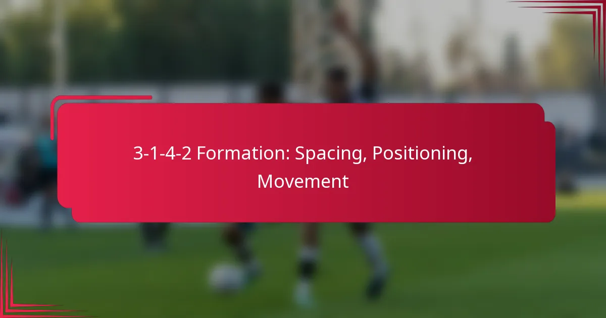Read more about the article 3-1-4-2 Formation: Spacing, Positioning, Movement