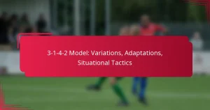 Read more about the article 3-1-4-2 Model: Variations, Adaptations, Situational Tactics