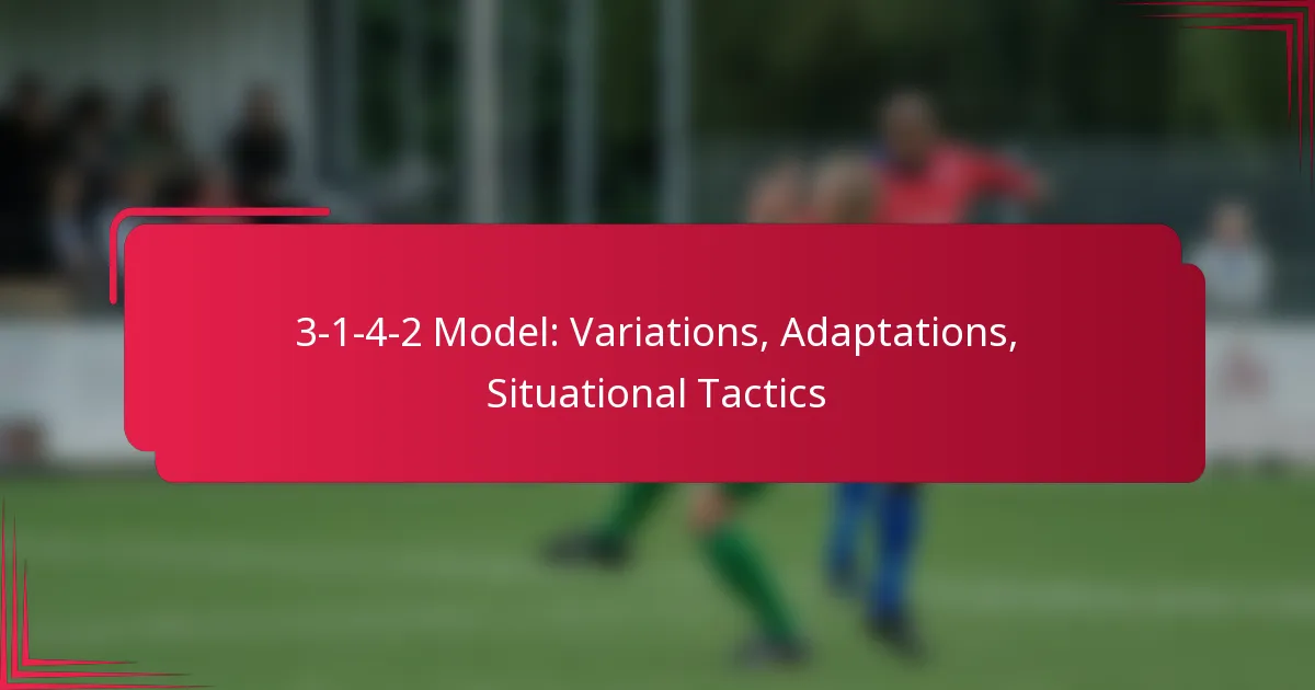 Read more about the article 3-1-4-2 Model: Variations, Adaptations, Situational Tactics