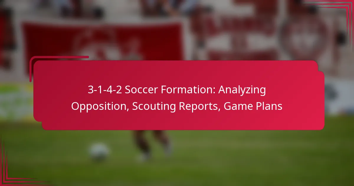 Read more about the article 3-1-4-2 Soccer Formation: Analyzing Opposition, Scouting Reports, Game Plans