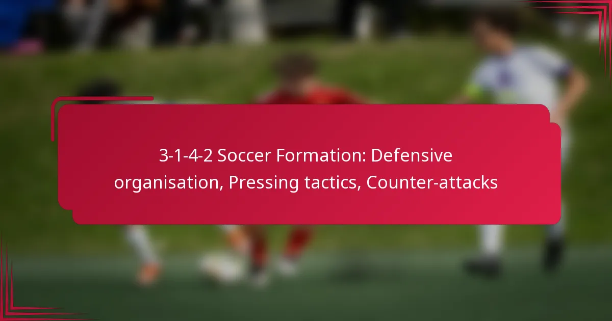 Read more about the article 3-1-4-2 Soccer Formation: Defensive organisation, Pressing tactics, Counter-attacks