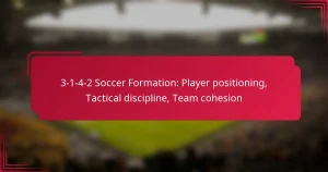 Read more about the article 3-1-4-2 Soccer Formation: Player positioning, Tactical discipline, Team cohesion