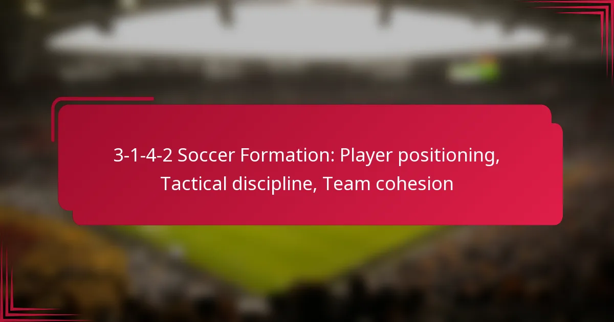 Read more about the article 3-1-4-2 Soccer Formation: Player positioning, Tactical discipline, Team cohesion
