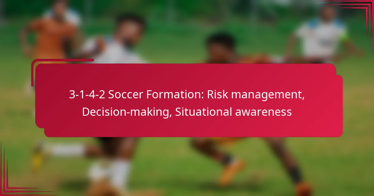 Read more about the article 3-1-4-2 Soccer Formation: Risk management, Decision-making, Situational awareness