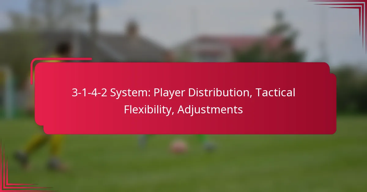 Read more about the article 3-1-4-2 System: Player Distribution, Tactical Flexibility, Adjustments