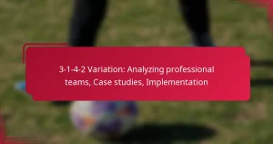 Read more about the article 3-1-4-2 Variation: Analyzing professional teams, Case studies, Implementation