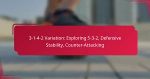 Read more about the article 3-1-4-2 Variation: Exploring 5-3-2, Defensive Stability, Counter-Attacking