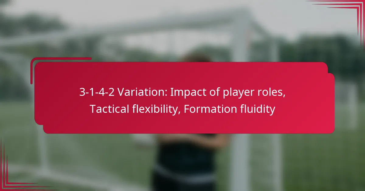 You are currently viewing 3-1-4-2 Variation: Impact of player roles, Tactical flexibility, Formation fluidity