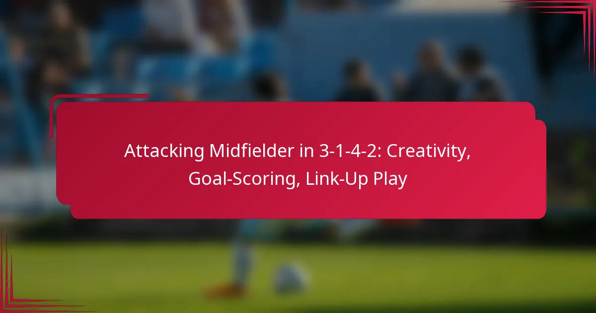 Read more about the article Attacking Midfielder in 3-1-4-2: Creativity, Goal-Scoring, Link-Up Play