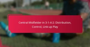 Read more about the article Central Midfielder in 3-1-4-2: Distribution, Control, Link-up Play