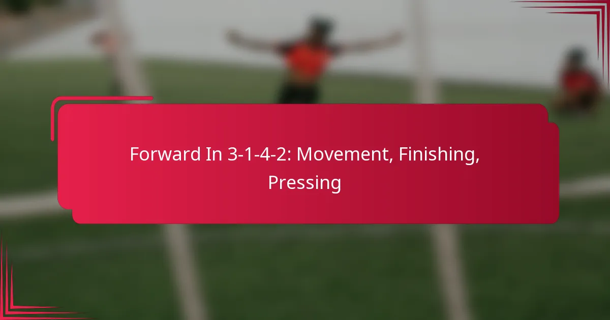 You are currently viewing Forward In 3-1-4-2: Movement, Finishing, Pressing