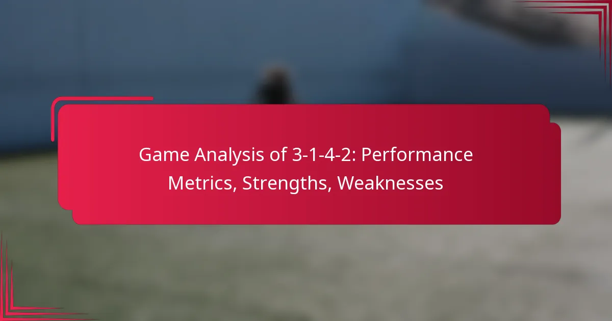 You are currently viewing Game Analysis of 3-1-4-2: Performance Metrics, Strengths, Weaknesses