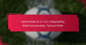 Read more about the article Hybrid Roles In 3-1-4-2: Adaptability, Multi-functionality, Tactical Shifts