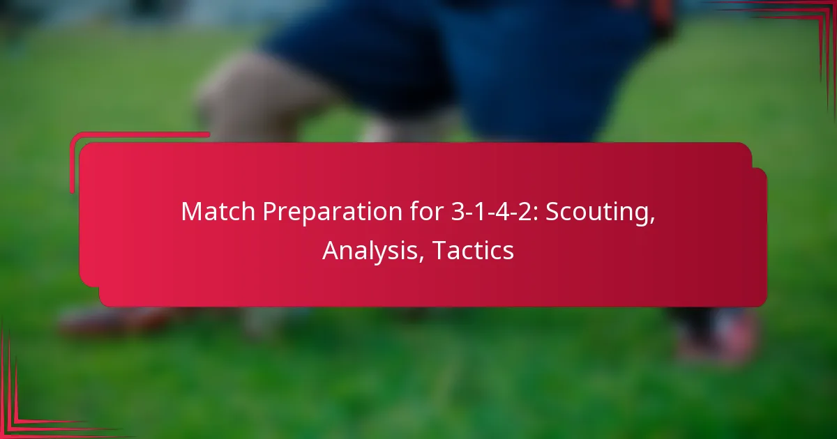You are currently viewing Match Preparation for 3-1-4-2: Scouting, Analysis, Tactics