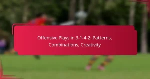 Read more about the article Offensive Plays in 3-1-4-2: Patterns, Combinations, Creativity
