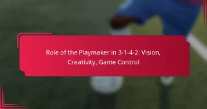 Read more about the article Role of the Playmaker in 3-1-4-2: Vision, Creativity, Game Control