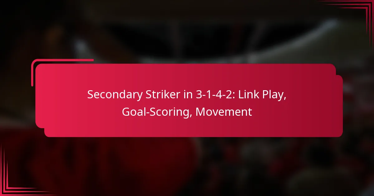 You are currently viewing Secondary Striker in 3-1-4-2: Link Play, Goal-Scoring, Movement